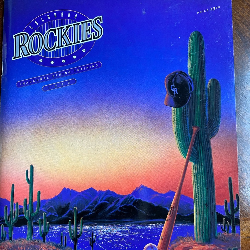 Colorado Rockies Inaugural Season Program